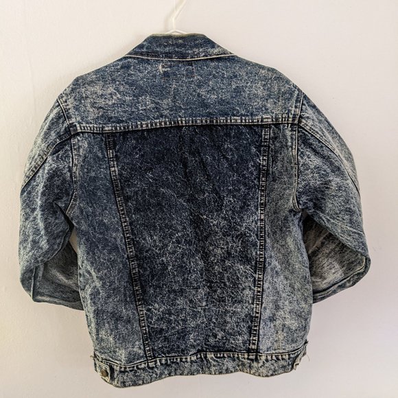 Acid-Wash Denim Jacket - Picture 2 of 2